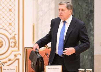 مساعد الرئيس الروسي يوري أوشاكوف.صورة.ريا نوفوستي