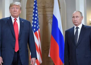 فلاديمير بوتين، ودونالد ترامب.صورة.ريا نوفوستي