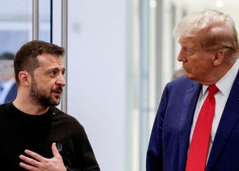 دونالد ترامب، وفولوديمير زيلينسكي.صورة.الحرة