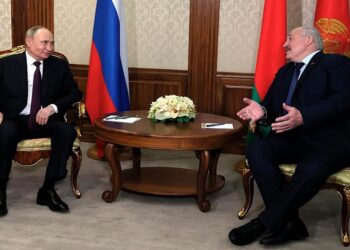 فلاديمير بوتين، وألكسندر لوكاشينكو.صورة.RPK