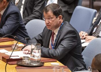 النائب الأول للمندوب الدائم للاتحاد الروسي لدى الأمم المتحدة دميتري بوليانسكي.صورة.تاس