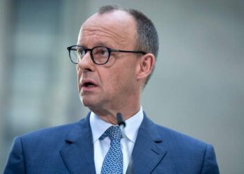 رئيس كتلة الحزب الديمقراطي المسيحي والاتحاد الاجتماعي المسيحي، فريدريش ميرز.صورة.جلوبال برس