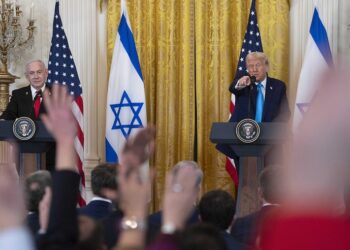 دونالد ترامب، وبنيامين نتنياهو.صورة.جلوبال برس